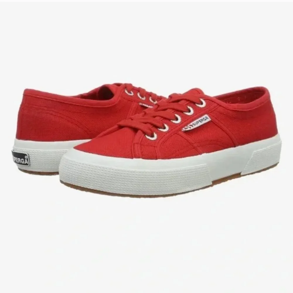 SUPERGA Red 2750 Cotu Classic Sneakers - Picture 1 of 12